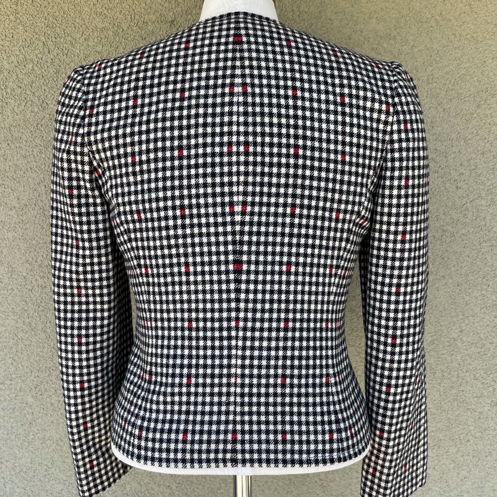 Pendleton Plaid Vintage Wool Blazer - image 4